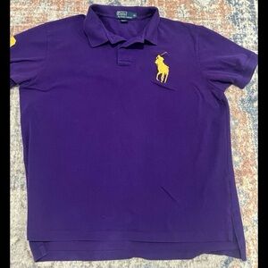 Polo Ralph Lauren Men's Polo Shirt  Purple XL Golf shirt